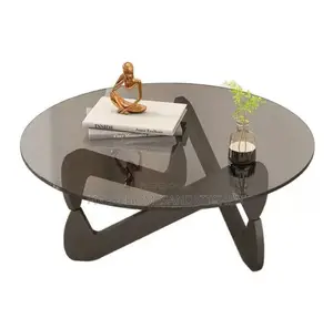 Home Interiors Round Center Table - Brown
