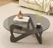 Home Interiors Round Center Table - Brown - 2