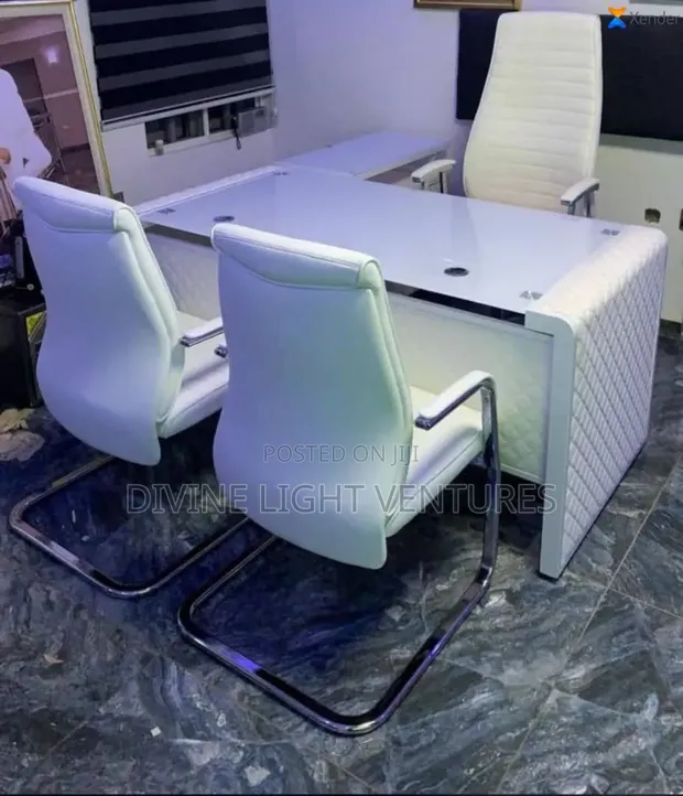 Brand New White Executive Director Office Table - 1