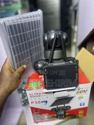 3 Lens Solar 4G LTE CCTV Camera