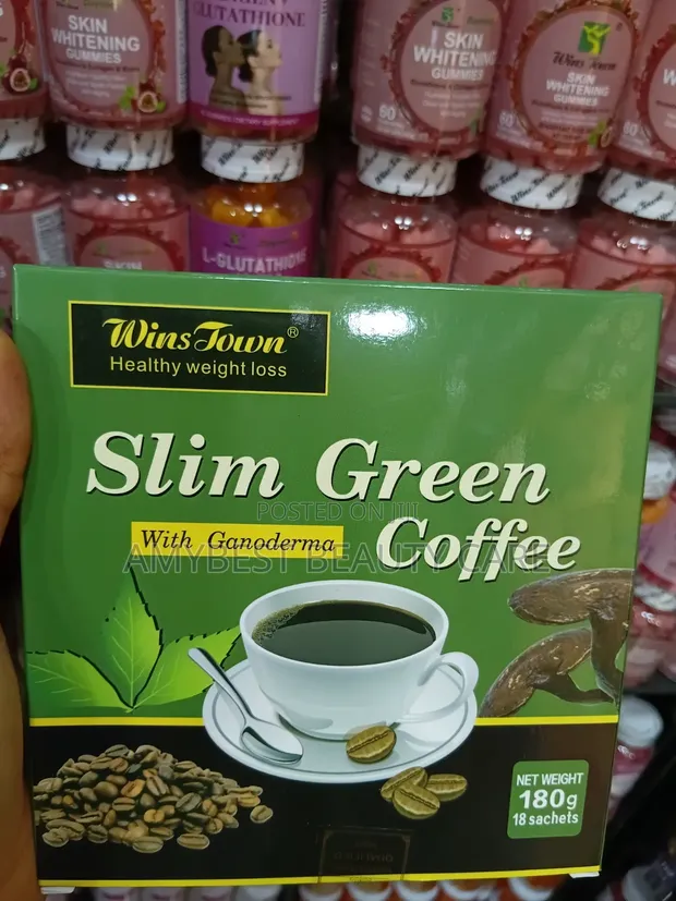 Wins Town Slim Green Coffee Tea - 1