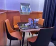 4-Seater Luxury Dining Set - Black Marble Top - 2