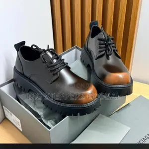 Premium Brown Leather Derby Shoes