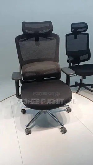 Sashin Ergonomic Mai Ƙarfi tare da Headrest