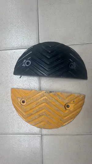 Babban Rubber Speed Bump - Baki & Rawaya