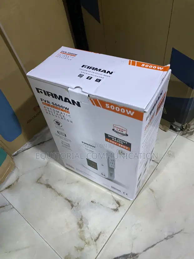 FIRMAN 5000W Wall-Mounted Automatic Voltage Regulator (100V-260V) - 1