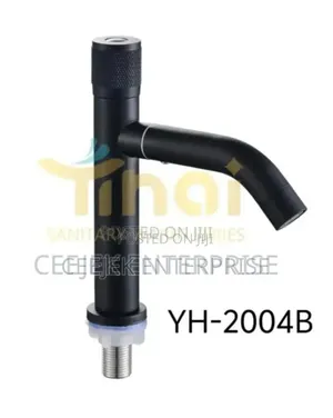 Master Single Black Basin Tap