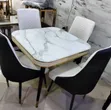 4-Seater Marble Dining Set - 1