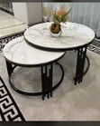 Sabon Zagaye Center Table - Fari - 2