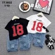 Denim & Co. Unisex Sama da Kasa Set (Shekaru 1-6Y) - 1