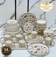 34pcs Ceramic Dinner Set - Sabon Abu - 2