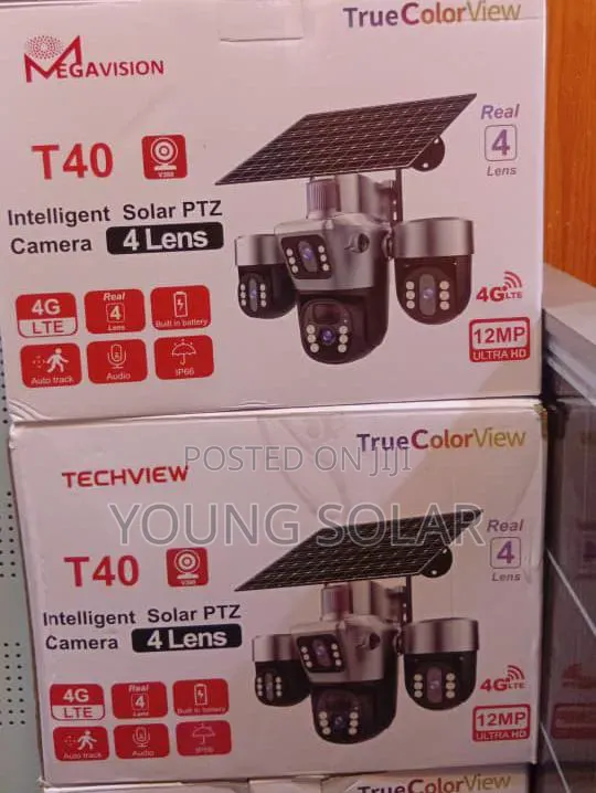 PTZ CCTV Camera with 4 Lenses - 1
