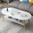 Home Interiors Center Table - White - 2