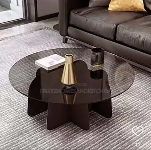 Luxurious Center Table Mai Girman Gilashi