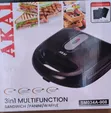 Akai 3-in-1 Mai Ayyuka Da Yawa Mai Yin Gurasa (Sandwich, Panini, Waffle) - 1