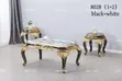 Royal Semi-Circle Center Table da Side Stool 2 - 3