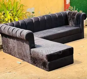 Sabon L-Shape Sofa - Grey Zane