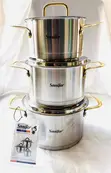 6pcs Sonifer Stainless Steel Cookware Set - 1