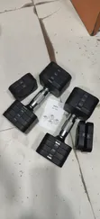 Original Rubber Adjustable Dumbbells (40kg) - 4