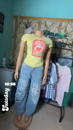 Wando na Mata da Maza Baggy, Crop Tops, Basic Tops, Kayan Juyawa 3-in-1