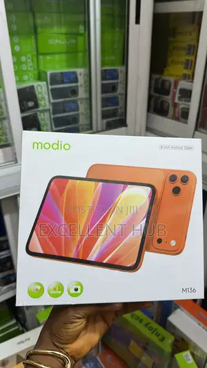 Sabon Modio M136 Tablet Mai Girman Inch 8, 512GB, Launin Shuɗi