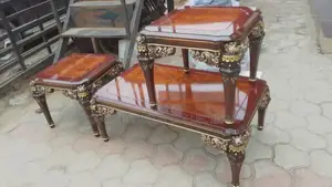 Royal Center Table tare da 2 Side Tables
