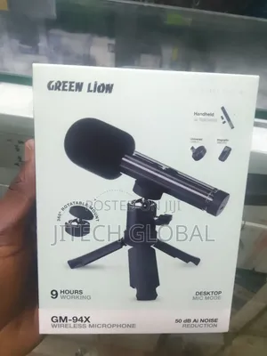 Green Lion GM-94x Wireless Microphone Mai Rage-Naijiya ta AI