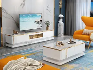 Home Interiors Center Table & TV Console Mai Leda