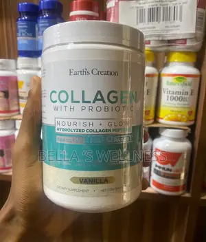 Earth's Creation Collagen tare da Probiotic Foda