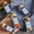 12pcs Spice Glass Container Set with Stickers - 3