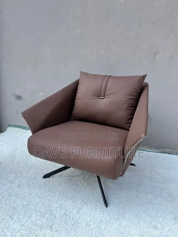 Unique Comfortable Rotating Accent Chair - 1