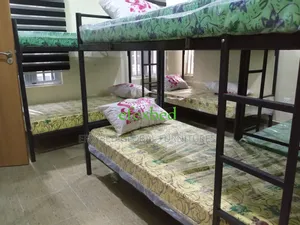 Bunk Bed Sau Biyu Na Karfe - Girman Manyan Mutane