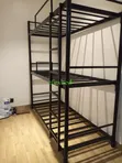 Bunk Bed Sau Biyu Na Karfe - Girman Manyan Mutane - 2