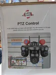 Kyamaran Wuta ta Solar mai Haɗin WiFi (3 Lens PTZ) - 2