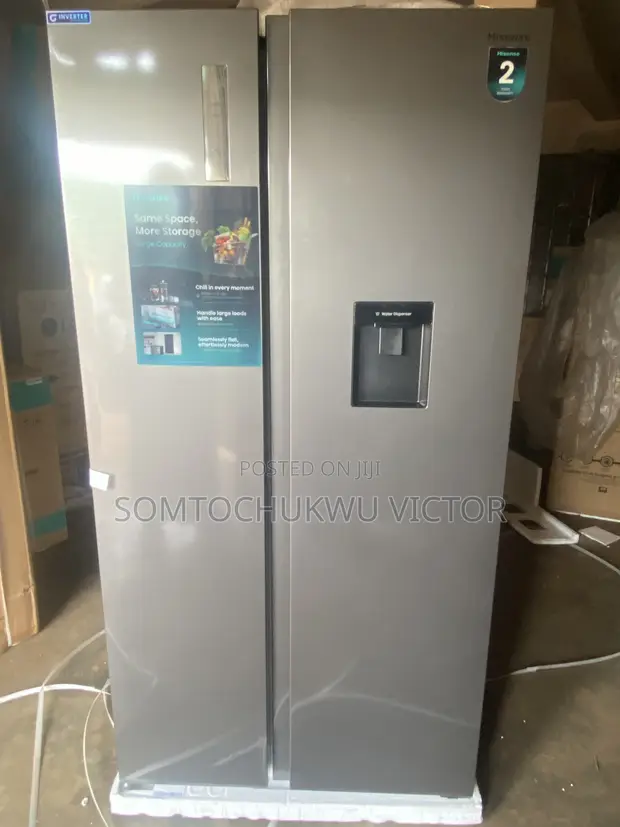 Brand New Hisense Side-by-Side Fridge - 1