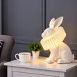 Modern Resin Rabbit Shape Table / Bedside Lamp - 1