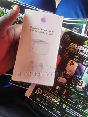 120W Original iPhone Charger: Type-C zu Lightning