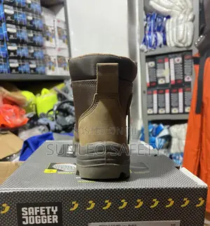 Safety Jogger Dakar EW S3 Safety Boots - Brown Leather
