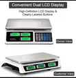 Digital Dual Display Weighing Scale (40kg) - 2
