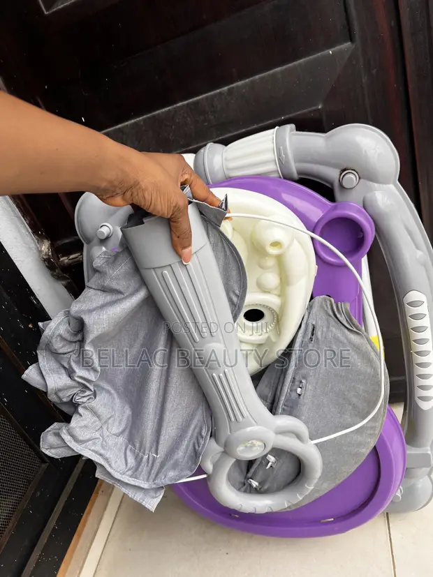 Baby Walker - Purple & White - 1