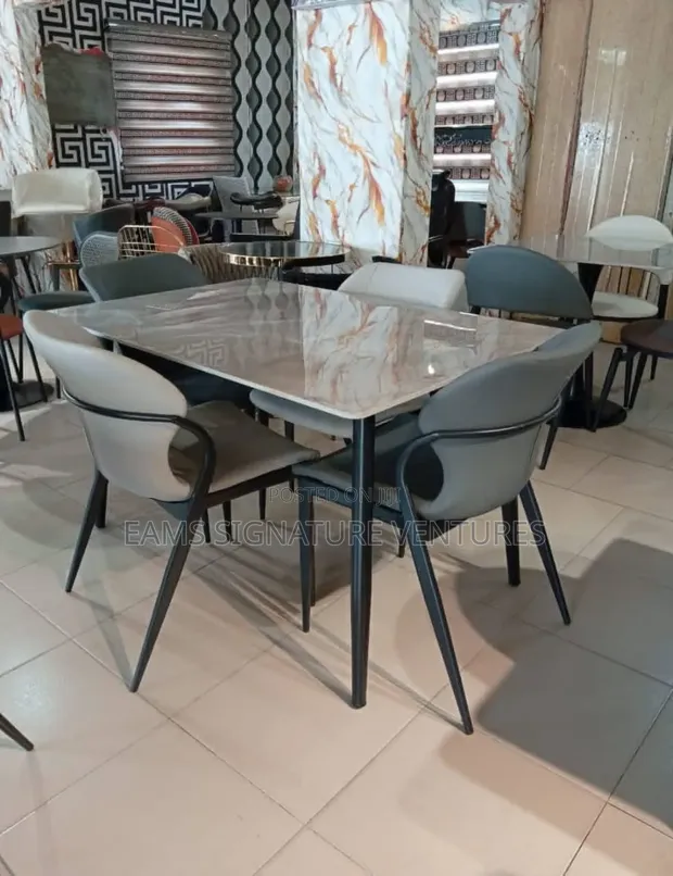 Brand New Marble Dining Set - 4 Seater - 1
