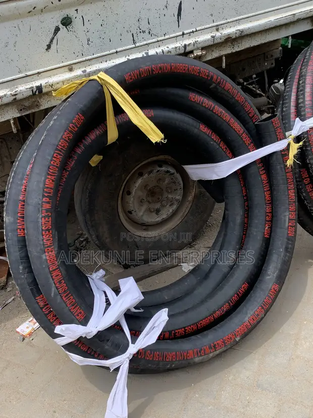 3" Black Wire Hose - 1