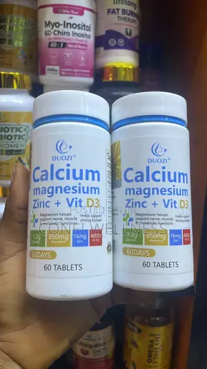 Calcium Magnesium Zinc Vitamin D Supplement