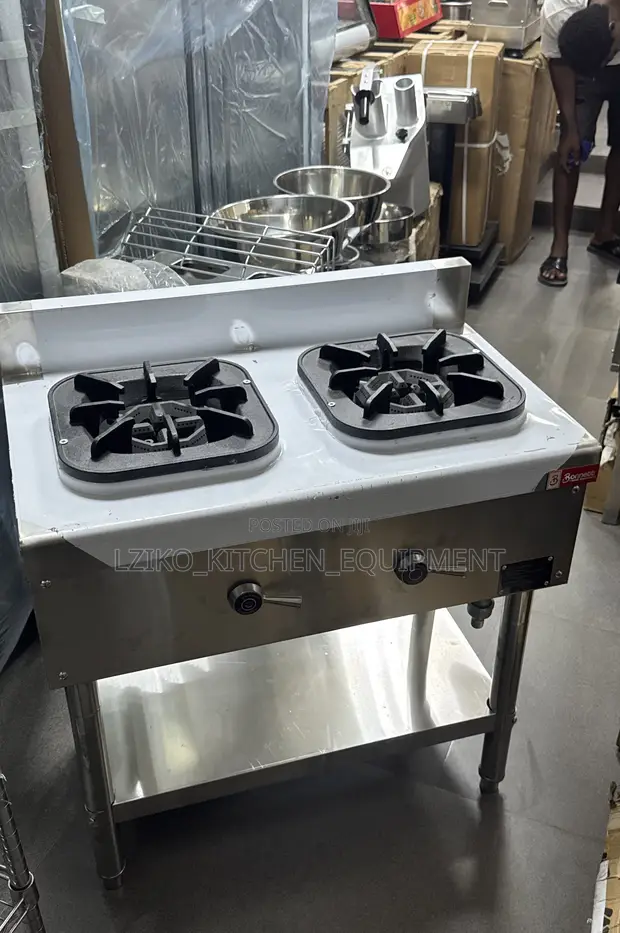 2 Burner Gas Cooker - Commercial Grade - 1