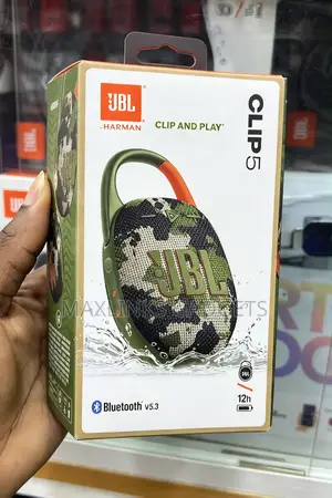 JBL Clip 5 Camo Portable Bluetooth Speaker