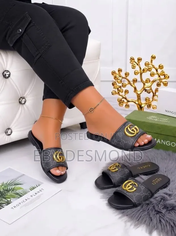 Gucci Classic Slippers - Brand New - 1