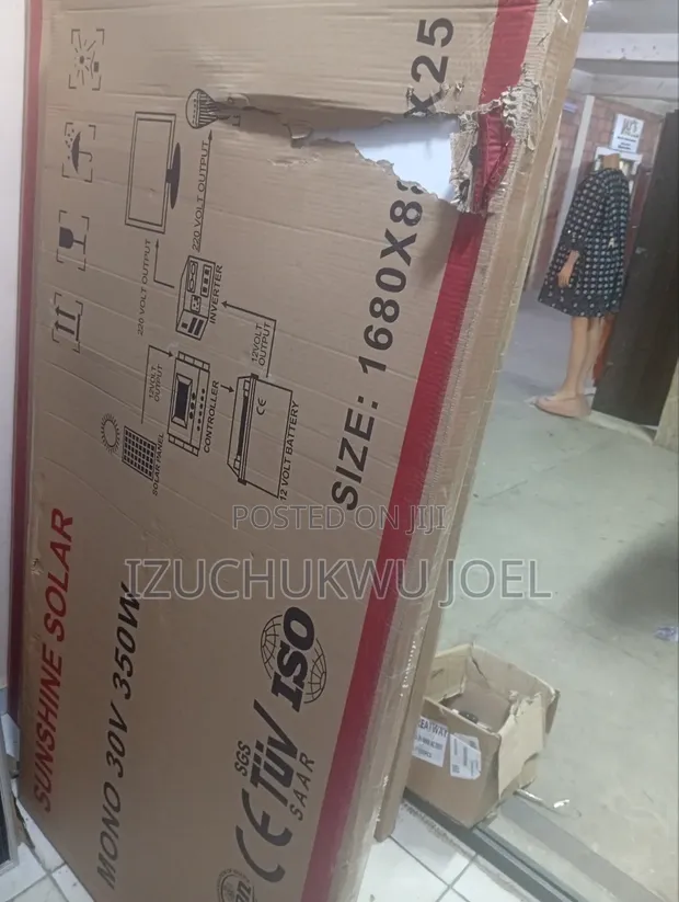 Brand New Sun 350W Monocrystalline Solar Panel - 1