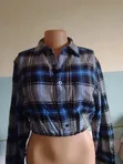 Mata Blue Crop Shirt - 2