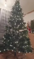 7ft Pre-Lit Christmas Tree - Farin Haske - 2
