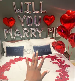 Will You Marry Me Foil Balloon Kayiwa don Shawarar Aure